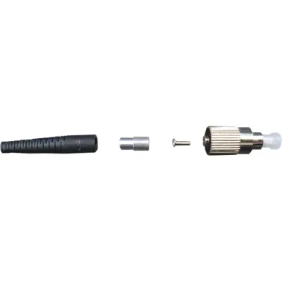FO plug, FC, FC, multimode, ceramic, black, 53216.3 - 1