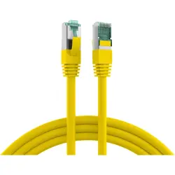 Patch cable, RJ45 plug, straight to RJ45 plug, straight, Cat 6A, S/FTP, LSZH, 3 m, yellow, MK6001.3Y
