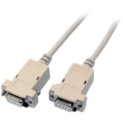 Laplink cable, 3 m, D-Sub socket, 9 pole to D-Sub socket, 9 pole, EK143.3