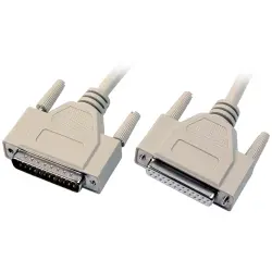 Connection cable, 5 m, D-Sub plug, 25 pole to D-Sub socket, 25 pole, EK165.5