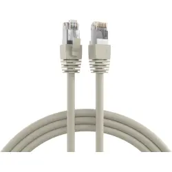 Patch cable, RJ45 plug, straight to RJ45 plug, straight, Cat 8.1, S/FTP, LSZH, 5 m, gray, K5528GR.5