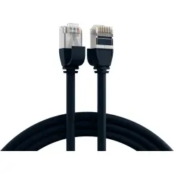 Patch cable, highly flexible, RJ45 plug, straight to RJ45 plug, straight, Cat 6A, U/FTP, TPE/LSZH, 1.5 m, black, K5547SW.1,5