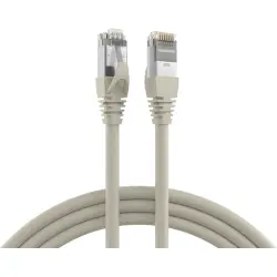 Patch cable, RJ45 plug, straight to RJ45 plug, straight, Cat 6A, S/FTP, PVC, 80 m, gray, K5537GR.80