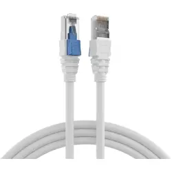 Patch cable, RJ45 plug, straight to RJ45 plug, straight, Cat 6A, S/FTP, LSZH, 5 m, white, K5539WS.5