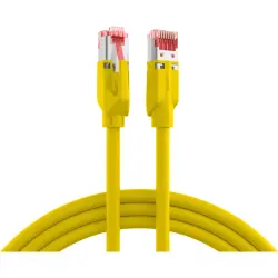 Patch cable, RJ45 plug, straight to RJ45 plug, straight, Cat 6A, S/FTP, LSZH, 40 m, yellow, K8055.40