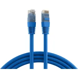 Patch cable, RJ45 plug, straight to RJ45 plug, straight, Cat 6A, U/UTP, PVC, 2 m, blue, K8100BL.2