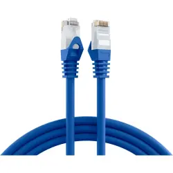 Patch cable, RJ45 plug, straight to RJ45 plug, straight, Cat 6, U/UTP, LSZH, 7.5 m, blue, K8104BL.7,5