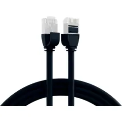 Patch cable, RJ45 plug, straight to RJ45 plug, straight, Cat 6A, U/UTP, TPE/LSZH, 1 m, black, K8108SW.1