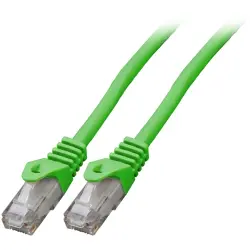 Patch cable, RJ45 plug, straight to RJ45 plug, straight, Cat 5e, U/UTP, LSZH, 3 m, green, K8110GN.3
