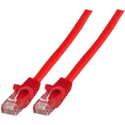 Patch cable, RJ45 plug, straight to RJ45 plug, straight, Cat 5e, U/UTP, LSZH, 2 m, red, K8110RT.2
