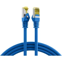 Patch cable, RJ45 plug, straight to RJ45 plug, straight, Cat 6A, S/FTP, LSZH, 10 m, blue, MK7001.10BL