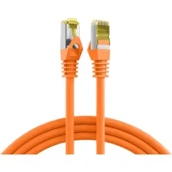 Patch cable, RJ45 plug, straight to RJ45 plug, straight, Cat 6A, S/FTP, LSZH, 25 m, orange, MK7001.25O