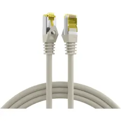 Patch cable, RJ45 plug, straight to RJ45 plug, straight, Cat 6A, S/FTP, LSZH, 30 m, gray, MK7001.30G