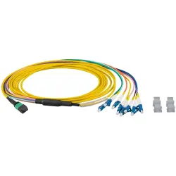 FO patch cable, LC to MTP-F, 2 m, OS2, MTPF08LCOS2-2