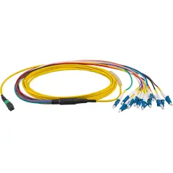 FO patch cable, LC/APC to MTP-F, 2 m, OS2, MTPF12LCAPC-2