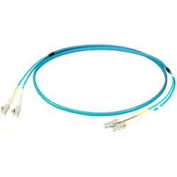 FO patch cable, LC duplex to LC duplex, 40 m, OM3, multimode 50/125 µm, O0312FT.40