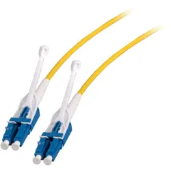 Duplex-jumper, LC to LC, 2 m, G657A1, singlemode 9/125 µm, DJP-LCLCOS2-UNI-2