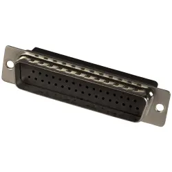 D-Sub socket, 50 pole, standard, straight, crimp connection, 34610.1