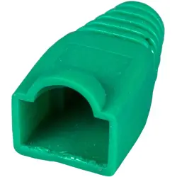 Cable grommet, cable Ø 6.6 mm, with detent lever protection, plastic, green, 37546.8-100, package with 100 pieces