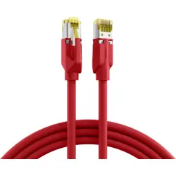 Patch cable, RJ45 plug, straight to RJ45 plug, straight, Cat 6A, S/FTP, LSZH, 20 m, red, K8560RT.20