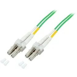 Duplex-jumper, LC duplex to LC duplex, 30 m, OM5, multimode 50/125 µm, O0319.30OM5