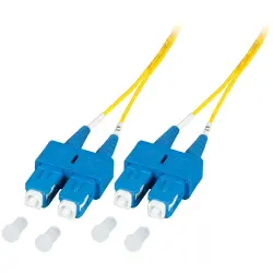 Duplex-jumper, SC duplex to SC duplex, 2 m, OS2, singlemode 9/125 µm, O2513.2-1.2