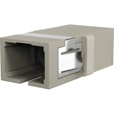 FO jack, SC-Simplex, OM2, multimode, ceramic, beige, 53510.1 - 1