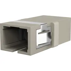 FO jack, SC-Simplex, OM2, multimode, ceramic, beige, 53510.1