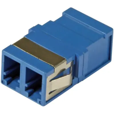 FO jack, LC duplex, OS2, singlemode, ceramic, blue, 53515.1 - 1