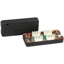 Connection module, Cat.7 600MHz, LSA, black, 37596.1