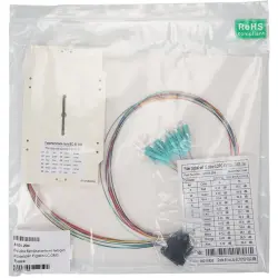 FO splice box, OM3 multimode, LC, (W x H x D) 155 x 8 x 92 mm, 53100.204
