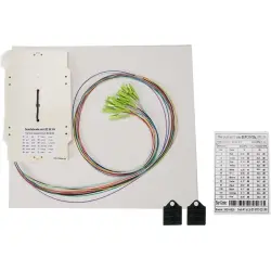 FO splice box, OM5 multimode, LC, (W x H x D) 155 x 8 x 92 mm, 53100.206