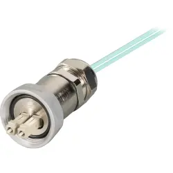 FO patch cable, LC duplex to LC duplex, 5 m, OM3, multimode 50/125 µm, IP67KVLCDOM3-5,0