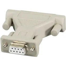 Adapter, D-Sub socket, 9 pole to D-Sub plug, 25 pole, straight, EB914