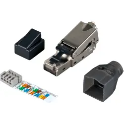Plug, RJ45, 8 pole, Cat 6, LSA, 88035.1