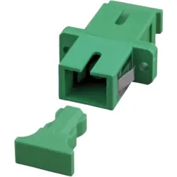 FO jack, SC, OS2, singlemode, ceramic, green, 53302.32