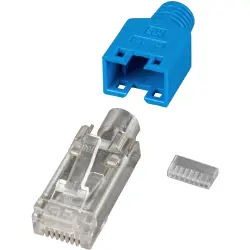 Connector kit, RJ45, 8 pole, Cat 5e, crimp connection, cable assembly, H7540.7-50, package with 50 pieces