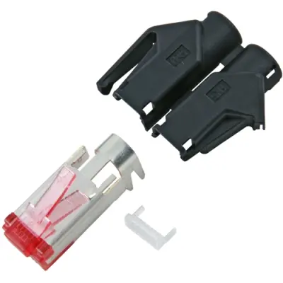 Connector kit, RJ45, 8 pole, Cat 6, crimp connection, cable assembly, H7641.4-50, package with 50 pieces - 1