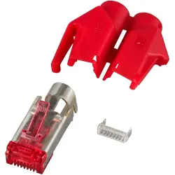 Connector kit, RJ45, 8 pole, Cat 6, crimp connection, cable assembly, H7641.6-50, package with 50 pieces