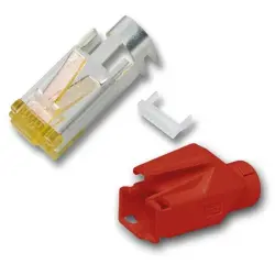 Connector kit, RJ45, 8 pole, Cat 6A, crimp connection, cable assembly, H7642.6-50, package with 50 pieces