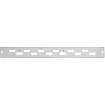 FO front panel, 24 x SC Duplex/LC Quad, vertical, 2 row, gray, SB-FP-24SC-D-V - 1
