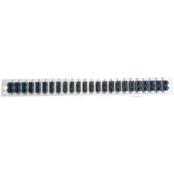 FO front panel, loaded, 48 x 9/125 OS2, 24 x SC duplex, vertical, 1 row, (W x H x D) 432 x 43.5 x 13 mm, gray, SB-FP-24SC-D-V-OS2