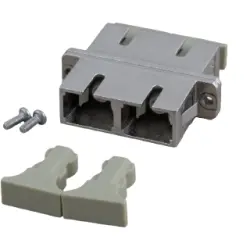 FO adapter, SC duplex, OM1/OM5, multimode, ceramic, metal, 53312.34