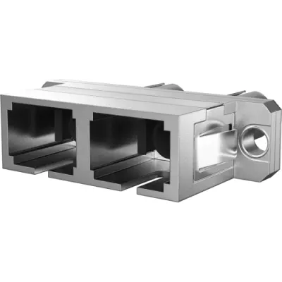 FO adapter, ST/SC duplex, OS2, singlemode, ceramic, metal, 53320.34 - 1