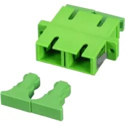 FO adapter, SC duplex, OM5, multimode, ceramic, green, 53333.1OM5