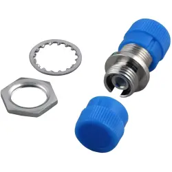 FO adapter, FC simplex, OS2, singlemode, ceramic, metal, 53344.3