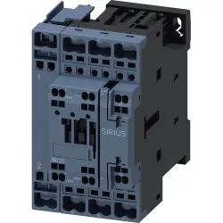 Power contactor, 4 pole, 25 A, 400 V, 3 Form A (N/O) + 3 Form B (N/C), coil 230 VAC, spring connection, 3RT2526-2AP00