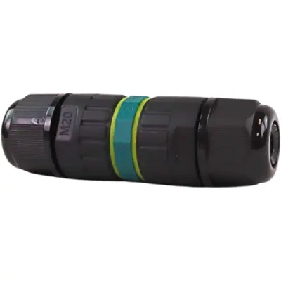 Cable connector, 3 pole, straight, 0.5-2.5 mm², IP68, LX900123 - 1