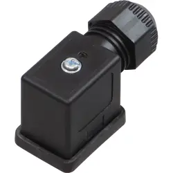 Valve connector, DIN shape B, 2 pole + PE, 300 V, 1.5 mm², 247584