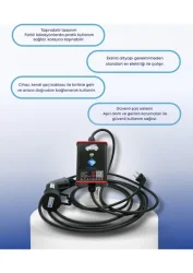 3.5 Kw 15 Metre Taşınabilir Elektrikli Araç Şarj Cihazı - 2